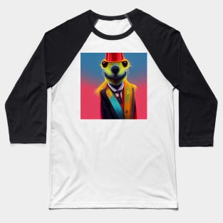 colourful meerkat 04 Baseball T-Shirt